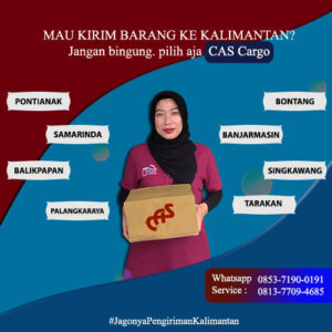Pengiriman Cas Cargo Lewat Darat Medan Kalimantan